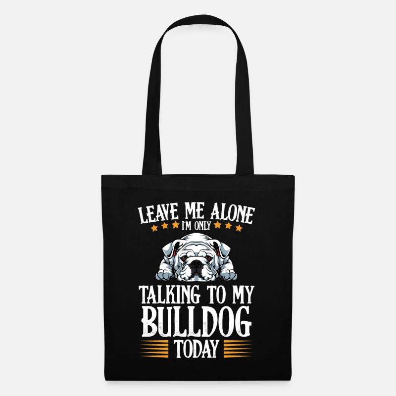 Bouledogue - Sac en tissu - noir