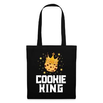 Plätzchen-König Cute Chocolate Chip Foodie Gift Kids - Stoffbeutel - Schwarz - Vorne