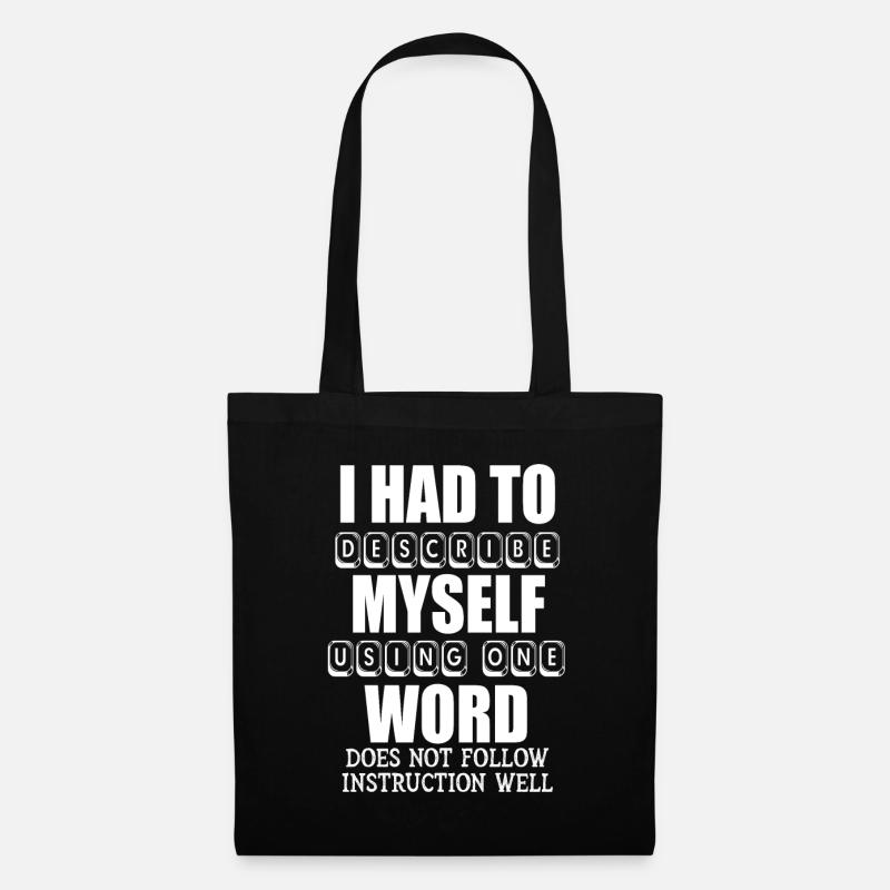 Banana ADHD Distracted focus nerd funny gift - Tote Bag - black