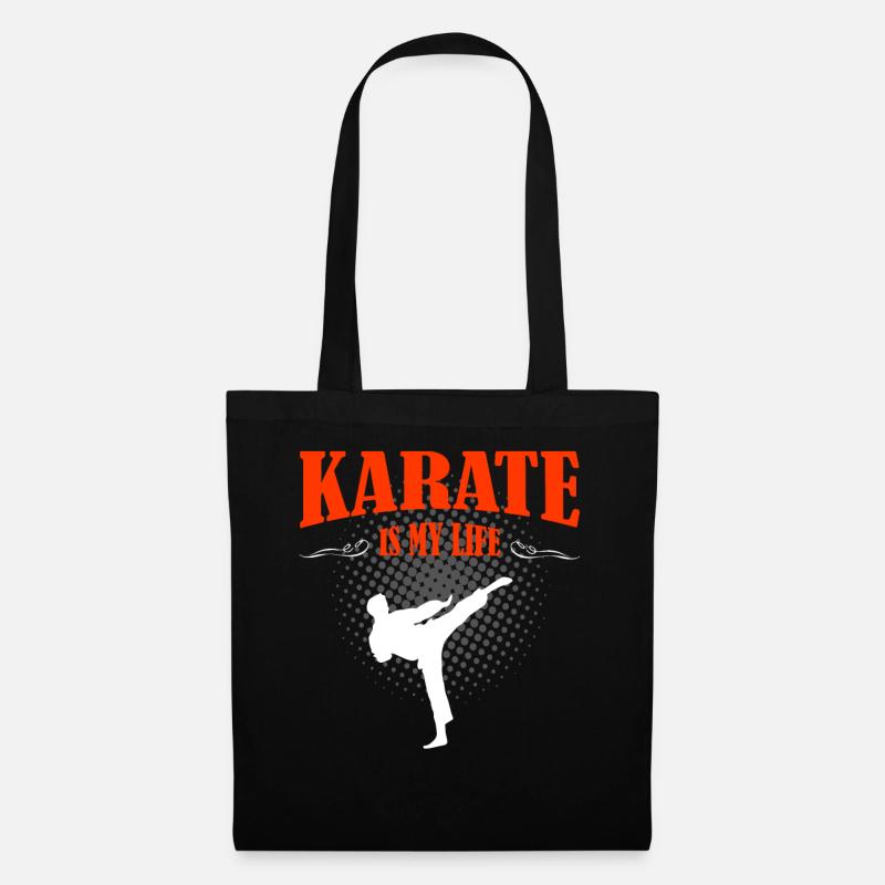 Karate - Stoffbeutel - Schwarz