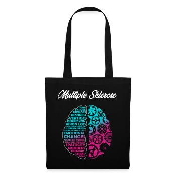 Sclérose en plaques, conscience - Sac en tissu - noir - Devant