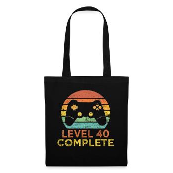 Joueur du 40e anniversaire - Sac en tissu - noir - Devant