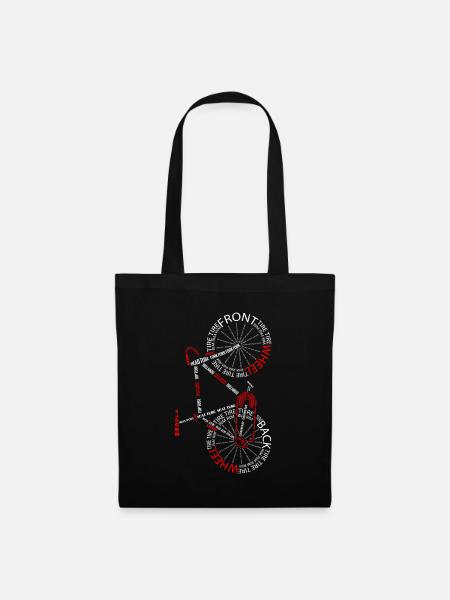 Vélo de route vélo d'anatomie vélo debout - Sac en tissu - noir