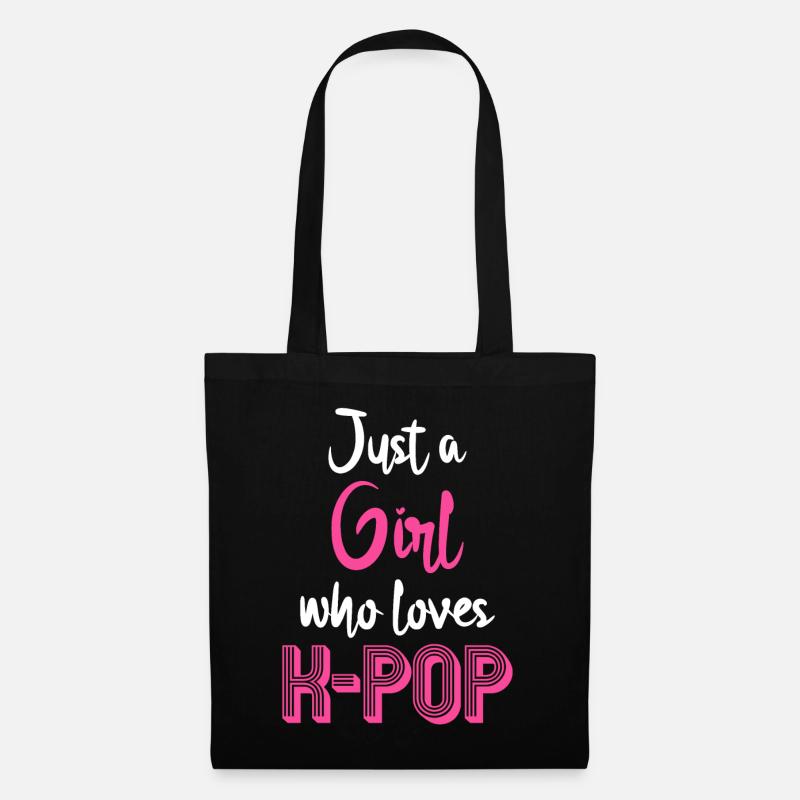 K-Pop - Tote Bag - black