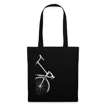 Vélo de course Side Design Grunge - Sac en tissu - noir - Devant