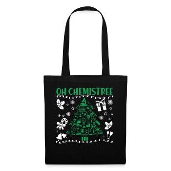 Chimie de Noël Oh Chimistree - Sac en tissu - noir - Devant