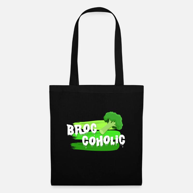 brocoli - Sac en tissu - noir