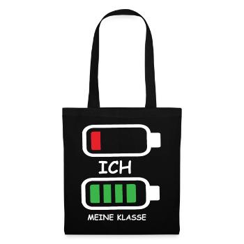 Akku - Ich Und Meine Klasse - Stoffbeutel - Schwarz - Vorne
