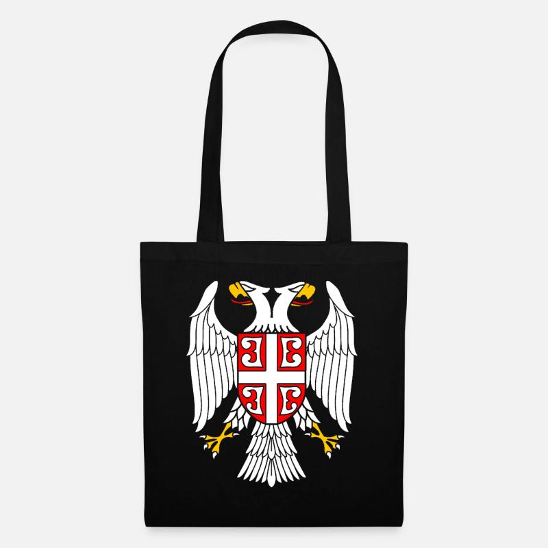 Aigle serbe - Sac en tissu - noir
