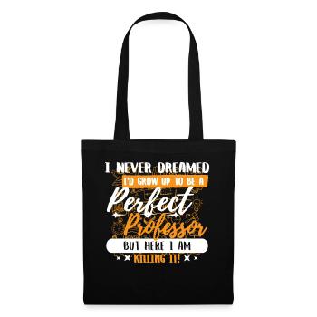 Cool Professor Christmas Gift - Stoffbeutel - Schwarz - Vorne