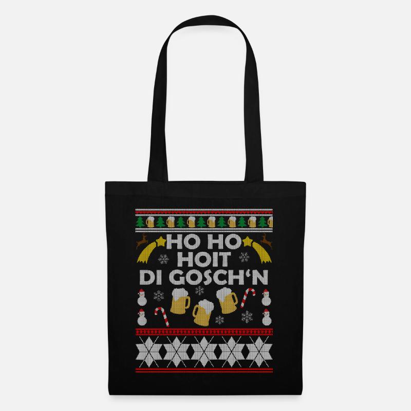 Ho Ho Hoit di Goschn - Stoffbeutel - Schwarz