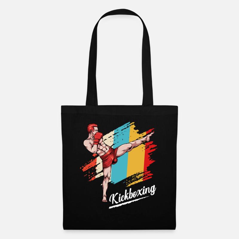 Kickboxing - Stoffbeutel - Schwarz