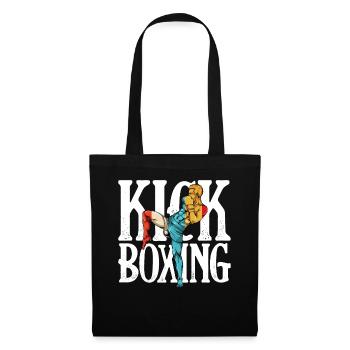 Kickboxing - Stoffbeutel - Schwarz - Vorne