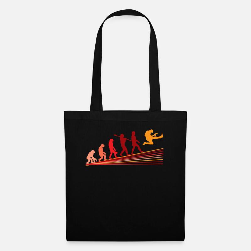 Guitar Evolution Music Guitar Player - Tote Bag - black
