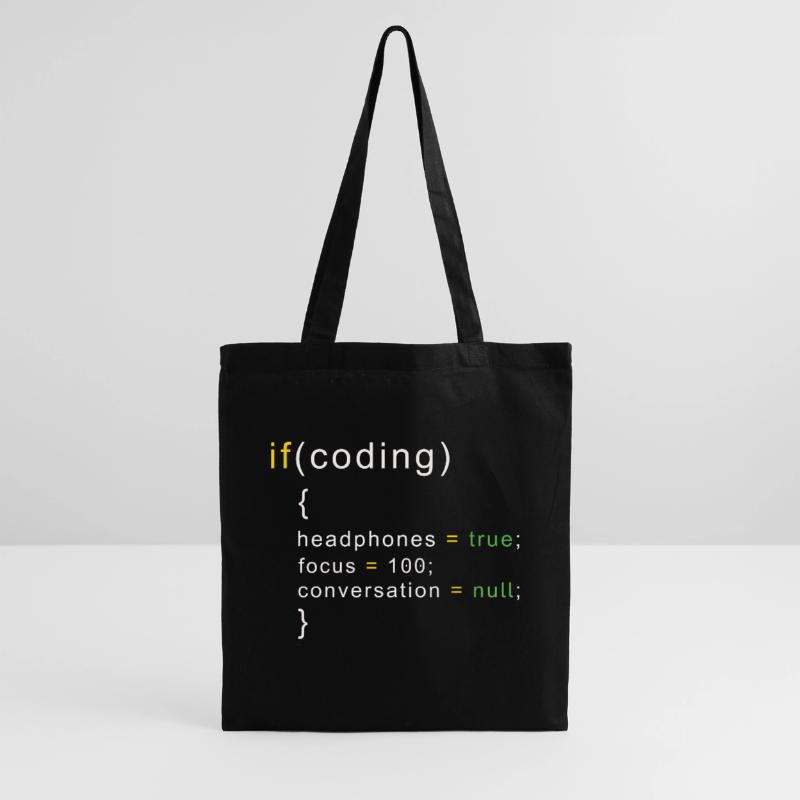 Coder coding Tote Bag