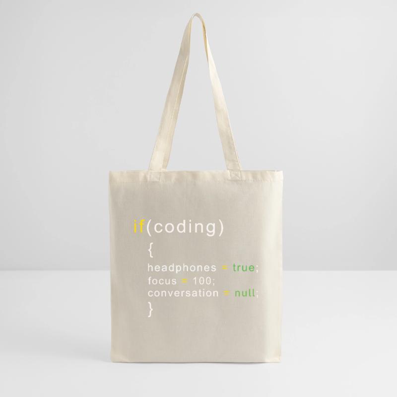 Coder coding Tote Bag