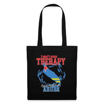 Je n'ai pas besoin de thérapie - Aruba - Sac en tissu - noir - Devant