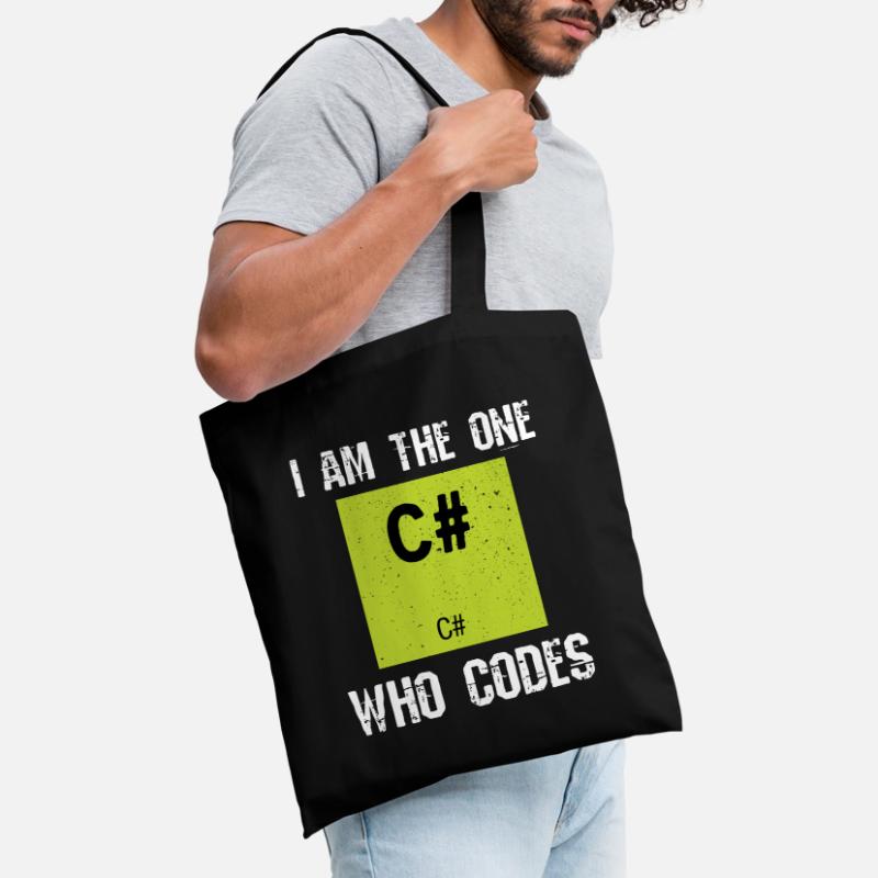C# Coden Programmieren Stoffbeutel