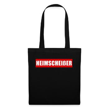 Ich Kack Zuhause - Heimscheißer - Stoffbeutel - Schwarz - Vorne