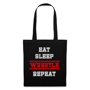 Wrestling wrestlers - Tote Bag - black - Front