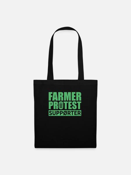 Bauer Protest - Stoffbeutel - Schwarz