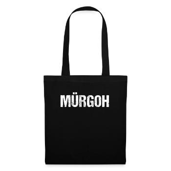 Mürgoh | Mirko auf sächsisch - Stoffbeutel - Schwarz - Vorne
