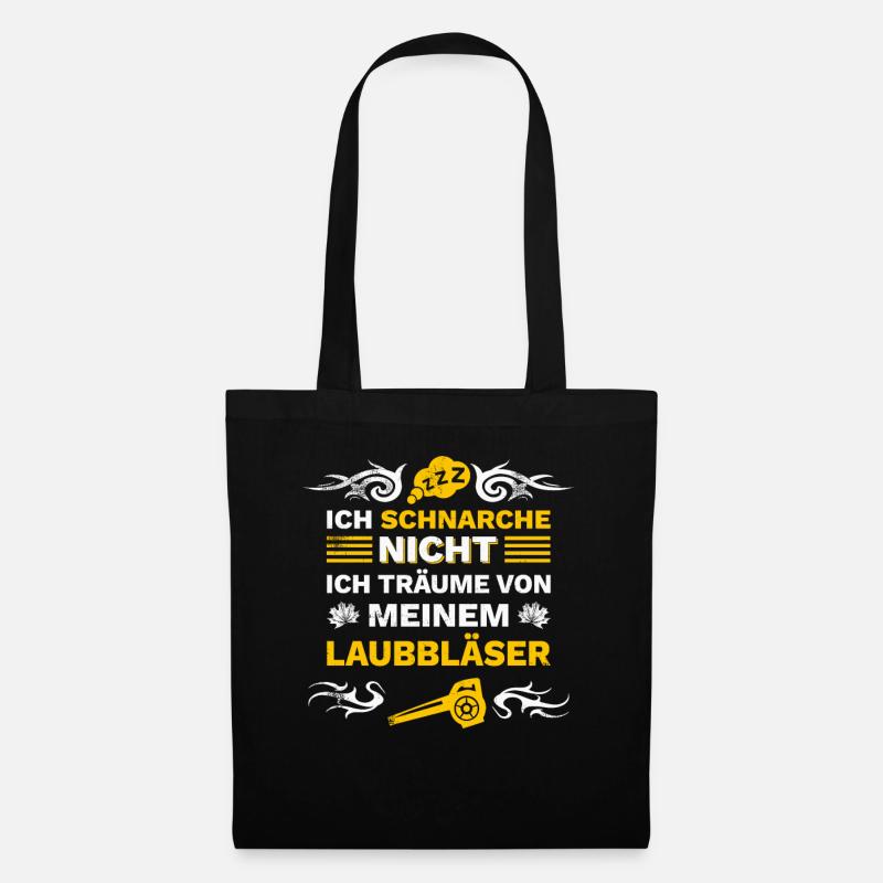 Laubbläser Perfektes Gärtner Geschenk Lustiges - Stoffbeutel - Schwarz