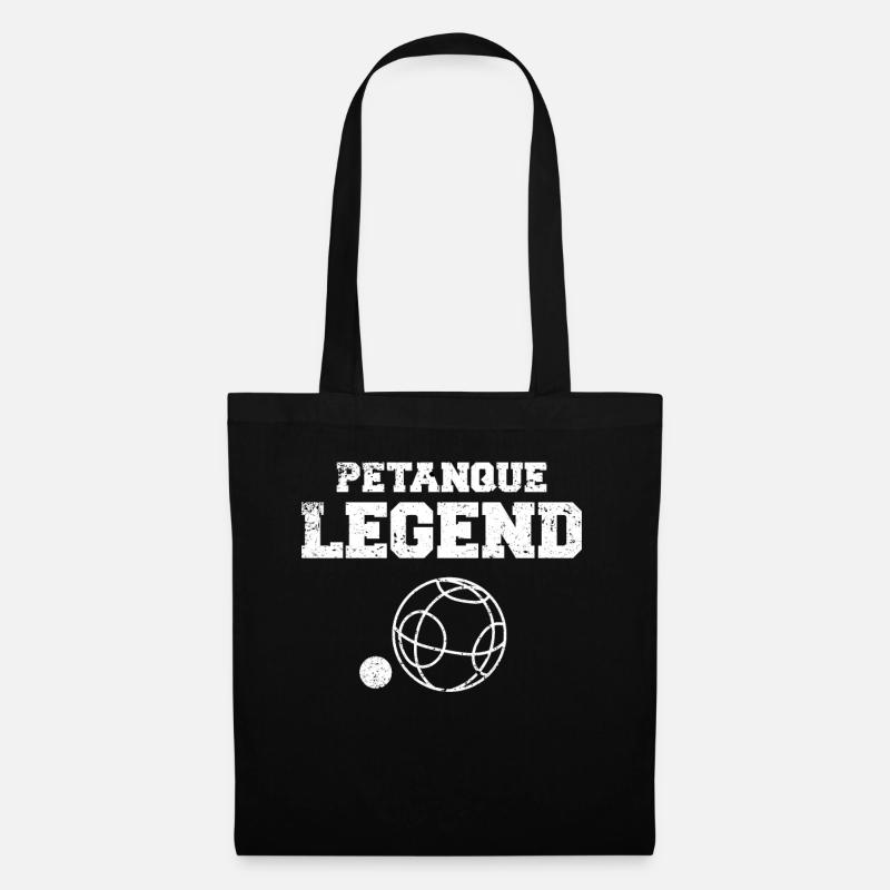 Petanque boules - Tote Bag - black