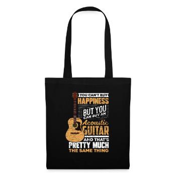 Guitare acoustique guitare - Sac en tissu - noir - Devant