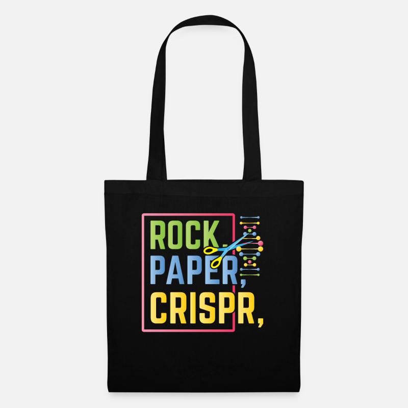 Rock Paper Crispr Science Science - Tote Bag - black