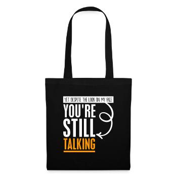 Drôle de sarcasme cadeau Sarcastique - Sac en tissu - noir - Devant