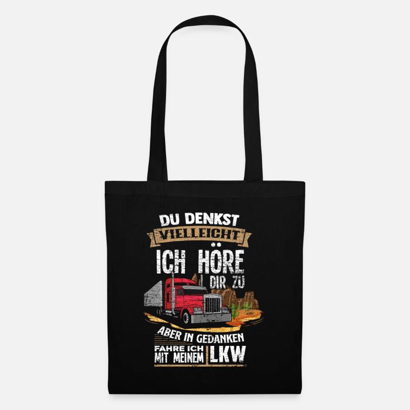 chauffeur routier - Sac en tissu - noir
