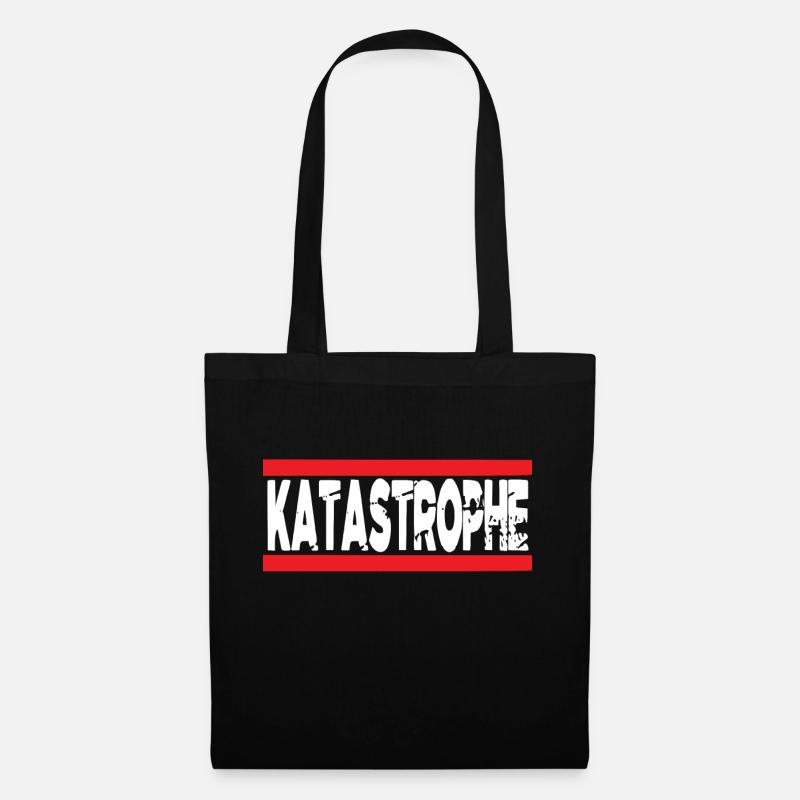 Katastrophe - Stoffbeutel - Schwarz