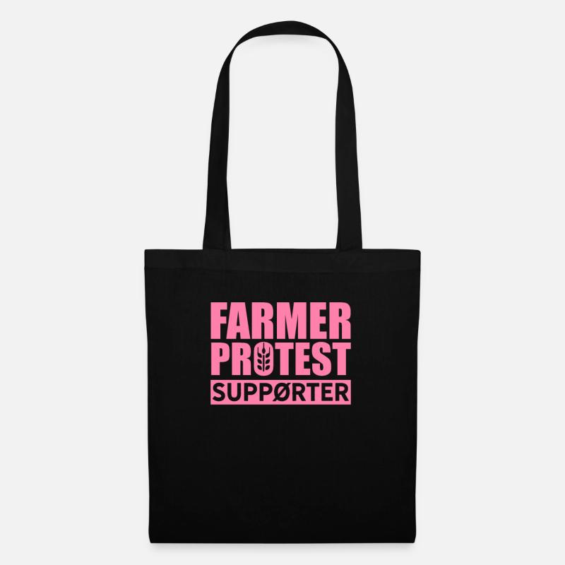 Farmer protest farmer protest protest - Tote Bag - black