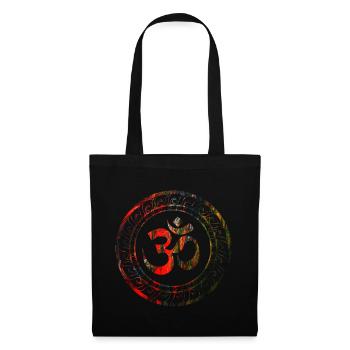 Om Ohm Aum Symbol Yoga spirituel cadeau - Sac en tissu - noir - Devant