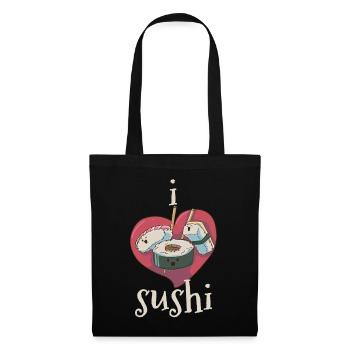Sushi - Stoffbeutel - Schwarz - Vorne