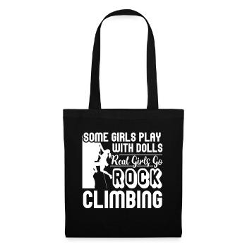 Chemise d'escalade Real Girl Go Rock - Sac en tissu - noir - Devant