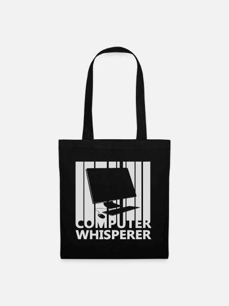 Computer Nerd - Stoffbeutel - Schwarz