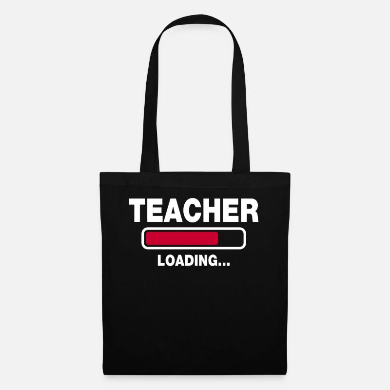 Teacher - Stoffbeutel - Schwarz