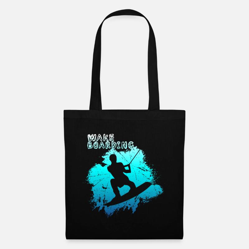Wakeboard - Tote Bag - black