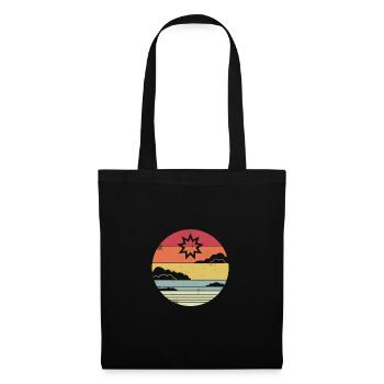 Bahai Bahaitum Retro - Sac en tissu - noir - Devant