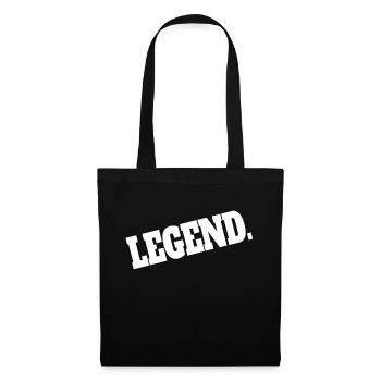 Légende légende légendaire - Sac en tissu - noir - Devant