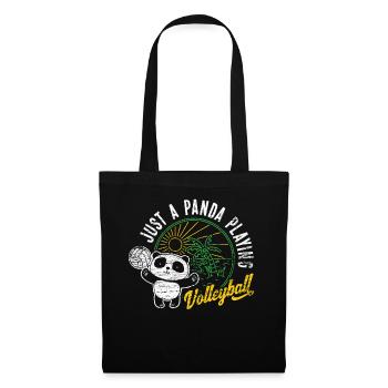 Panda volleyball - Tote Bag - black - Front