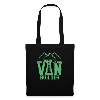 Équipe de construction de camping-cars camping-car - Sac en tissu - noir - Devant