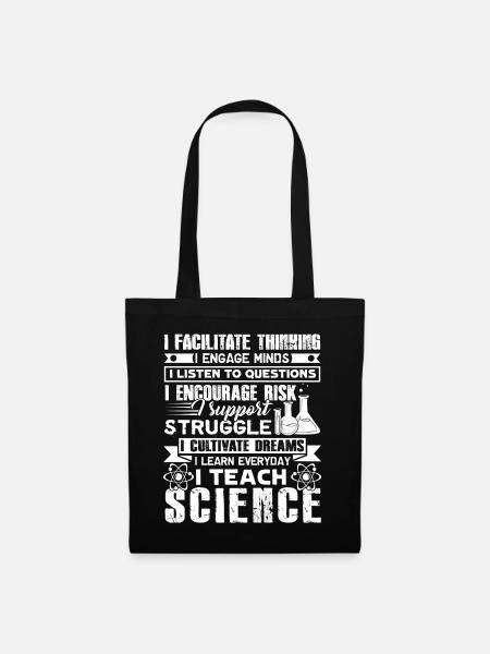 Science Teacher I Teach Science - Tote Bag - black