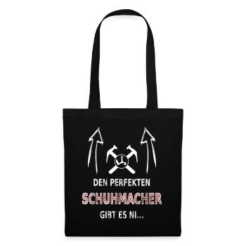 Schuhmacher Schuster Meister Lehrling - Stoffbeutel - Schwarz - Vorne