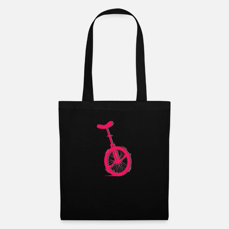 monocycle - Sac en tissu - noir