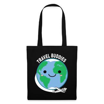 Travel Travel Buddies Traveler Traveling Reisen - Tote Bag - black - Front