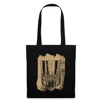 whisky - Sac en tissu - noir - Devant