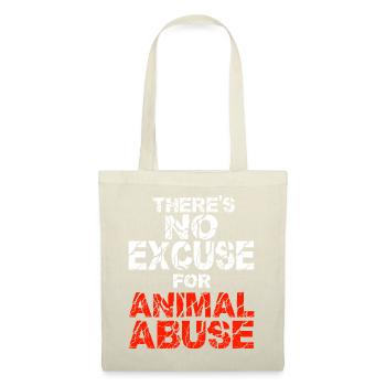 Expérimentation animale Cruauté envers les animaux Abolir le laboratoire expérimental - Sac en tissu - nature - Devant